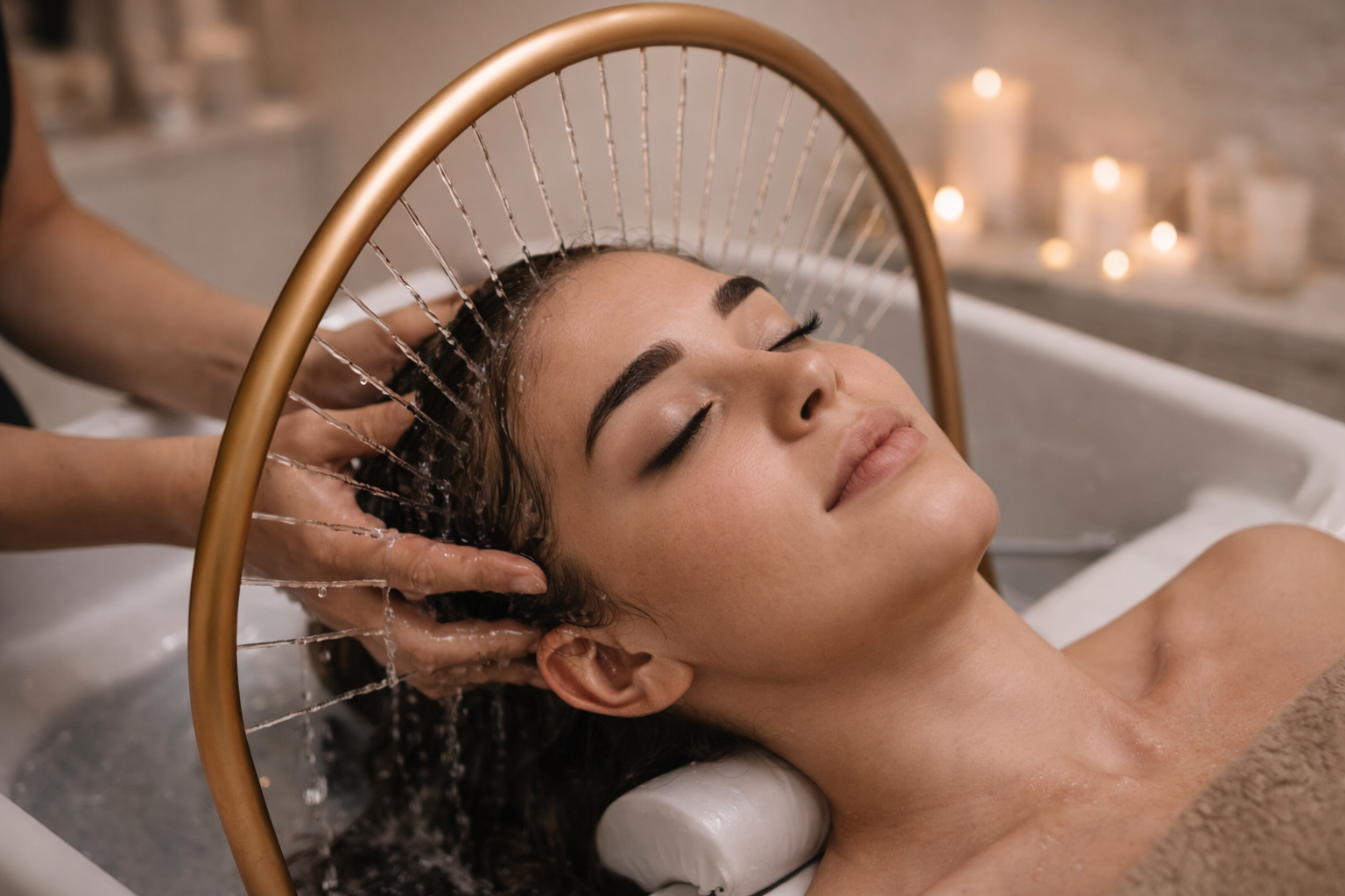 Head spa behandeling